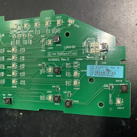 Whirlpool W10051132 W10051134 WPW10051132 Washer Control Board