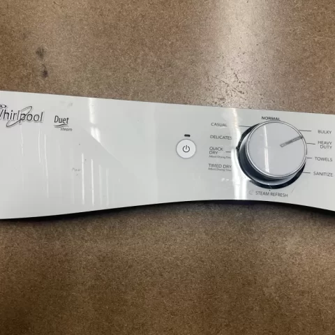 Whirlpool W10433148 W10750356 W10838287 PS11727966 Dryer Panel