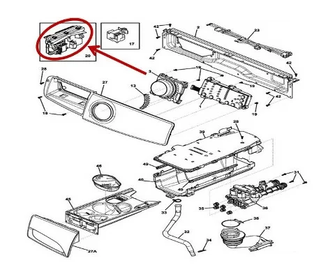 5304519503 Frigidaire Washer Main Board