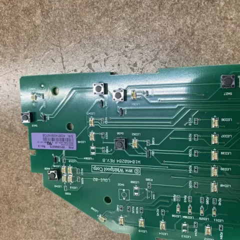 Whirlpool Cabrio W10566878 Washer User Interface Control Board