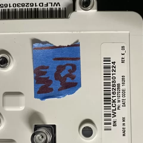 Whirlpool W10702865 W10870768 Washer Control Board Panel