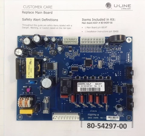 80-54297-00 U-Line Main Board With Installation Sheet